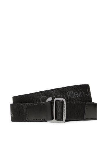 Calvin Klein Jeans Мъжки колан Slider Logo Webbing 35Mm K50K510153 Черен - Mera.bg