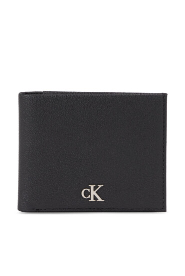 Calvin Klein Jeans Мъжки портфейл Mono Hrdw Bifold W/Id K50K511095 Black BDS - Mera.bg