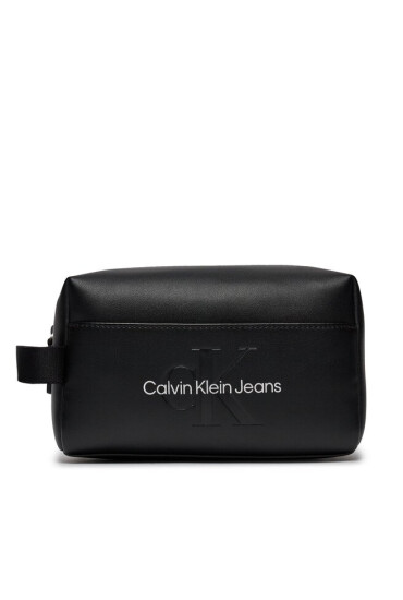Calvin Klein Jeans Несесер Sculpted Beauty Case Mono K60K611483 Black/Metallic Logo 0GL - Mera.bg