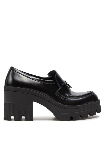 Calvin Klein Jeans Обувки Chunky Heeled Loafer Mg Mtr YW0YW01494 Черен - Mera.bg