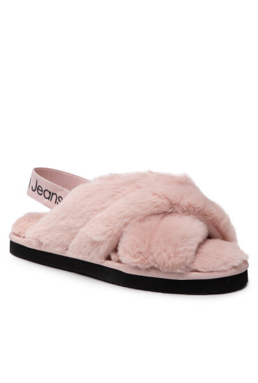Calvin Klein Jeans Пантофи Home Slipper Fake Fur YW0YW00616 PNK - Mera.bg