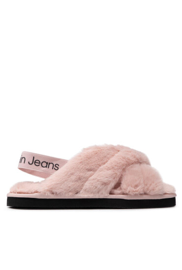 Calvin Klein Jeans Пантофи Home Slipper Fake Fur YW0YW00616 PNK - Mera.bg