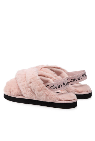 Calvin Klein Jeans Пантофи Home Slipper Fake Fur YW0YW00616 PNK - Mera.bg