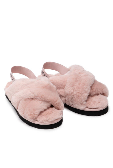 Calvin Klein Jeans Пантофи Home Slipper Fake Fur YW0YW00616 PNK - Mera.bg