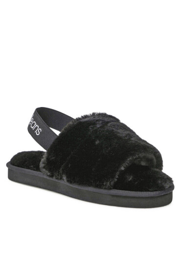 Calvin Klein Jeans Пантофи Home Slipper Fakefur Elastic YW0YW00751 Black BDS - Mera.bg