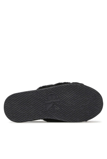 Calvin Klein Jeans Пантофи Home Slipper Fakefur Elastic YW0YW00751 Black BDS - Mera.bg