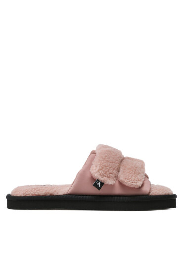 Calvin Klein Jeans Пантофи Home Slide Velcro Shearling YW0YW00861 Adobr Rose - Mera.bg