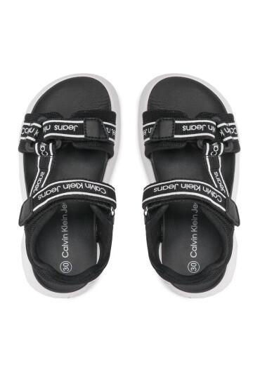 Calvin Klein Jeans Сандали Velcro Sandal V3B2-80619-0034 M Black 999 - Mera.bg