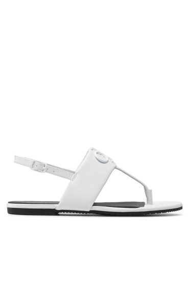 Calvin Klein Jeans Сандали Flat Sandal Hw Lth 2 YW0YW00544 Bright White YAF - Mera.bg