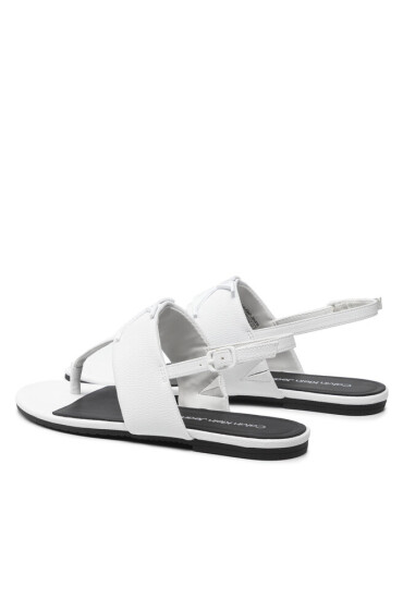 Calvin Klein Jeans Сандали Flat Sandal Hw Lth 2 YW0YW00544 Bright White YAF - Mera.bg