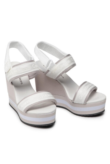 Calvin Klein Jeans Сандали Wedge Sandal Sling Pes YW0YW00572 Bright White YAF - Mera.bg