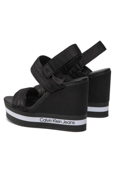 Calvin Klein Jeans Сандали Wedge Sandal Sling Pes YW0YW00572 Black BDS - Mera.bg