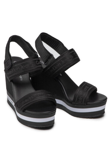 Calvin Klein Jeans Сандали Wedge Sandal Sling Pes YW0YW00572 Black BDS - Mera.bg