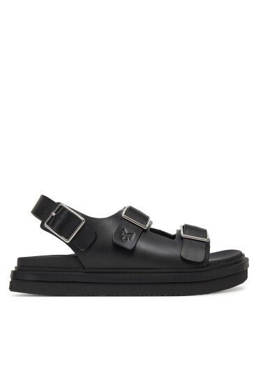 Calvin Klein Jeans Сандали Flat Molded Sandal Buckle YW0YW01785 Черен - Mera.bg
