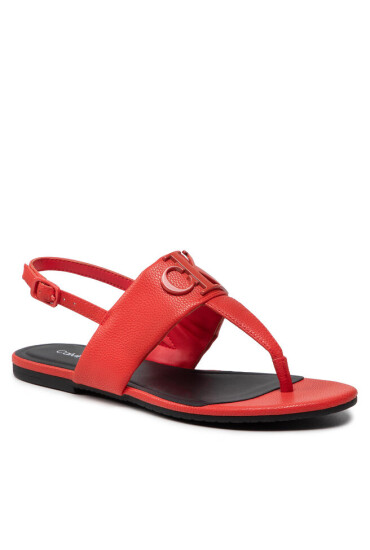 Calvin Klein Jeans Сандали Flat Sandal Hw Lth 2 YW0YW00544 Strawberry Field XL1 - Mera.bg