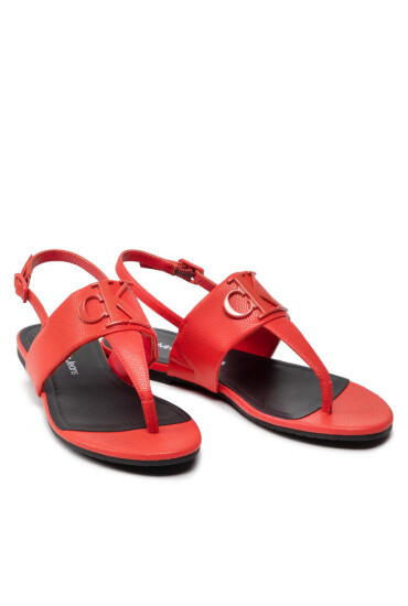 Calvin Klein Jeans Сандали Flat Sandal Hw Lth 2 YW0YW00544 Strawberry Field XL1 - Mera.bg