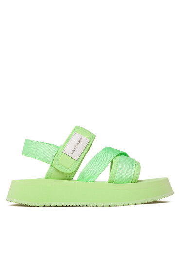 Calvin Klein Jeans Сандали Prefresato Sandal Badge YW0YW00967 Live Mist 0H9 - Mera.bg
