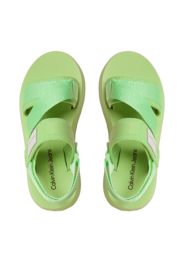 Calvin Klein Jeans Сандали Prefresato Sandal Badge YW0YW00967 Live Mist 0H9 - Mera.bg