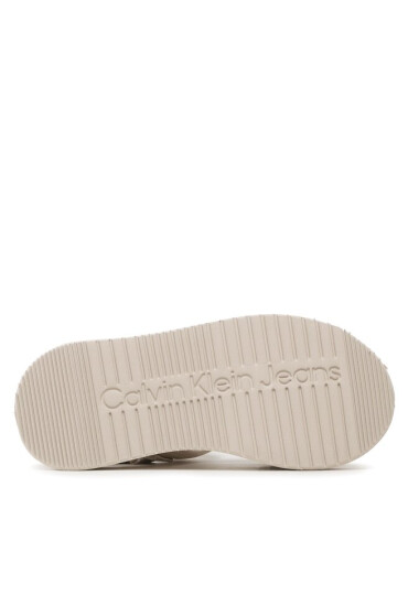 Calvin Klein Jeans Сандали Prefresato Sandal Bagde YW0YW00967 Eggshell ACF - Mera.bg