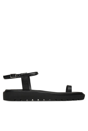 Calvin Klein Jeans Сандали Rope Toe Post Sandal Lth Mg YW0YW01893 Черен - Mera.bg