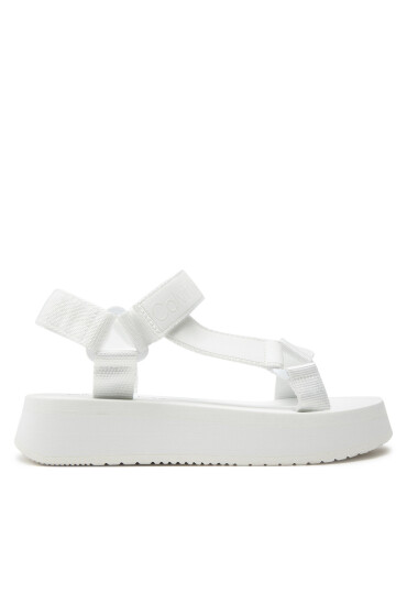 Calvin Klein Jeans Сандали Sandal Velcro Webbing Dc YW0YW01353 Бял - Mera.bg