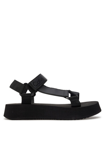 Calvin Klein Jeans Сандали Sandal Velcro Webbing Dc YW0YW01353 Черен - Mera.bg