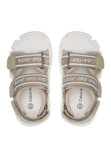 Calvin Klein Jeans Сандали Velcro Sandal V1B2-80610-0211 S Beige 500 - Mera.bg