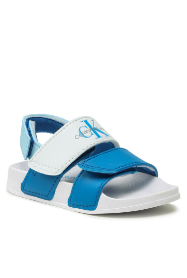 Calvin Klein Jeans Сандали Velcro Sandal V1B2-80627-1172 M Royal/White X041 - Mera.bg