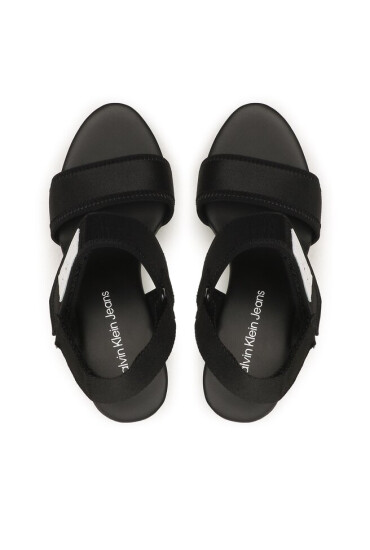 Calvin Klein Jeans Сандали Wedge Sandal Badge YW0YW01028 Black BDS - Mera.bg