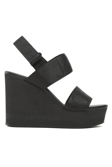 Calvin Klein Jeans Сандали Wedge Sandal Webbing YW0YW00959 Black BDS - Mera.bg