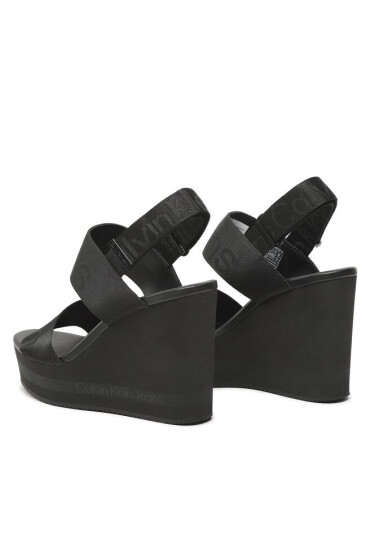 Calvin Klein Jeans Сандали Wedge Sandal Webbing YW0YW00959 Black BDS - Mera.bg