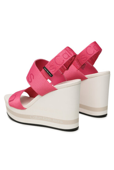 Calvin Klein Jeans Сандали Wedge Sandal Webbing YW0YW00959 Raspberry Sorbet 0J0 - Mera.bg
