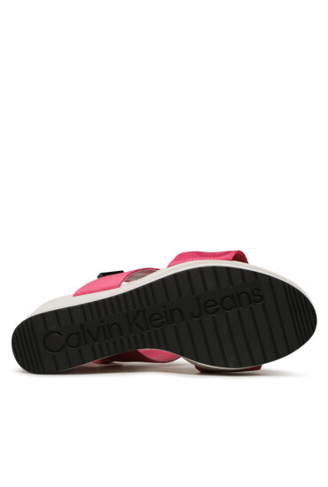Calvin Klein Jeans Сандали Wedge Sandal Webbing YW0YW00959 Raspberry Sorbet 0J0 - Mera.bg
