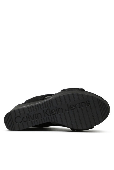 Calvin Klein Jeans Сандали Wedge Sandal Webbing YW0YW01073 Black/Lavender Aura BEH - Mera.bg