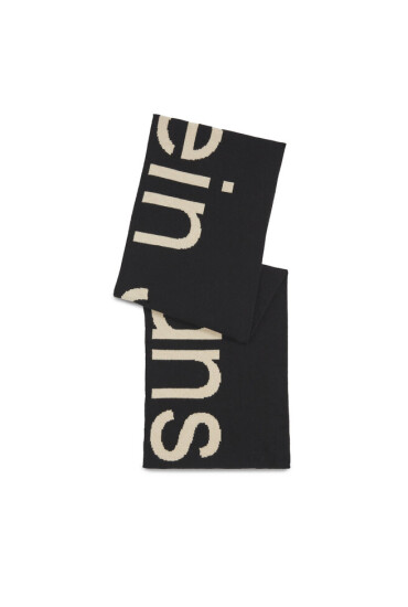 Calvin Klein Jeans Зимен шал Logo Scarf K60K611263 Black BDS - Mera.bg