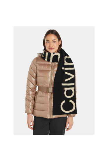 Calvin Klein Jeans Зимен шал Logo Scarf K60K611263 Black BDS - Mera.bg