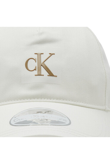 Calvin Klein Jeans Шапка с козирка Sculpted Twill K60K610376 White YBI - Mera.bg