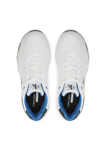 Calvin Klein Jeans Сникърси Low Cut Lace-Up Sneaker V3B9-80388-0289 S White/Black X002 - Mera.bg