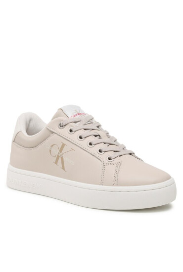 Calvin Klein Jeans Сникърси Classic Cupsole Fluo Contrast Wn YW0YW00912 Бежов - Mera.bg