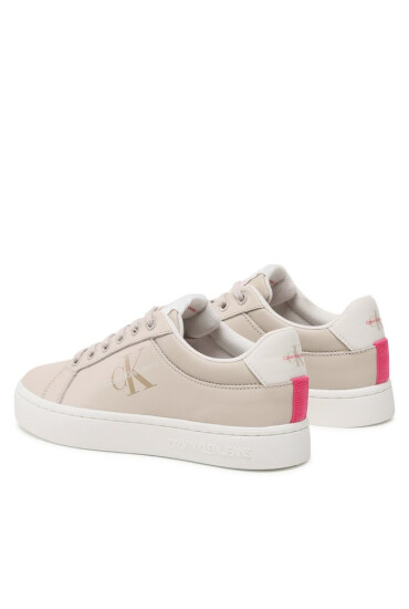 Calvin Klein Jeans Сникърси Classic Cupsole Fluo Contrast Wn YW0YW00912 Бежов - Mera.bg