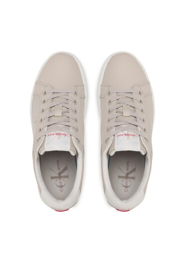 Calvin Klein Jeans Сникърси Classic Cupsole Fluo Contrast Wn YW0YW00912 Бежов - Mera.bg