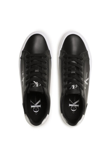 Calvin Klein Jeans Сникърси Vulc Flatform Laceup Lth Refl Wn YW0YW01222 Черен - Mera.bg
