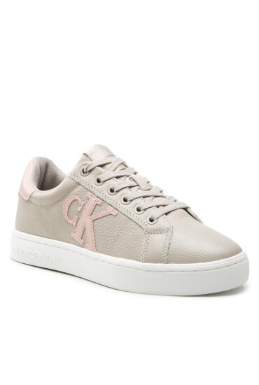 Calvin Klein Jeans Сникърси Classic Cupsole Laceup Low YW0YW00775 Бежов - Mera.bg