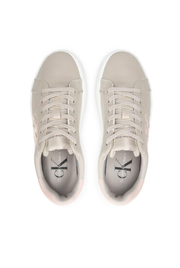 Calvin Klein Jeans Сникърси Classic Cupsole Laceup Low YW0YW00775 Бежов - Mera.bg