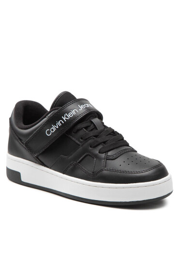 Calvin Klein Jeans Сникърси Basket Cupsole Lace YW0YW00779 Black BDS - Mera.bg