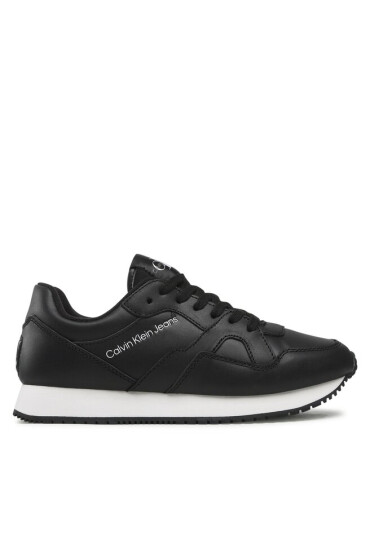 Calvin Klein Jeans Сникърси Retro Runner Low Lth-Tpu Wn YW0YW00787 Черен - Mera.bg
