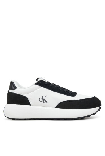 Calvin Klein Jeans Сникърси Athleisure Runner Laceup Mix Wn YW0YW01774 Бял - Mera.bg