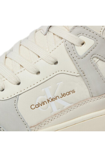 Calvin Klein Jeans Сникърси Basket Cupsole High Mix Ml Fad YW0YW01300 Бежов - Mera.bg
