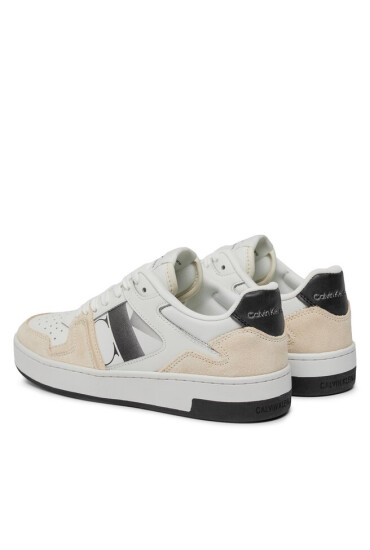 Calvin Klein Jeans Сникърси Basket Cupsole Lace Mix Nbs Sat YW0YW01446 Бял - Mera.bg