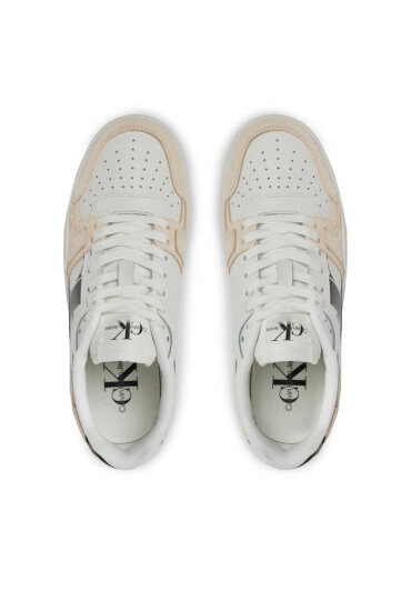 Calvin Klein Jeans Сникърси Basket Cupsole Lace Mix Nbs Sat YW0YW01446 Бял - Mera.bg